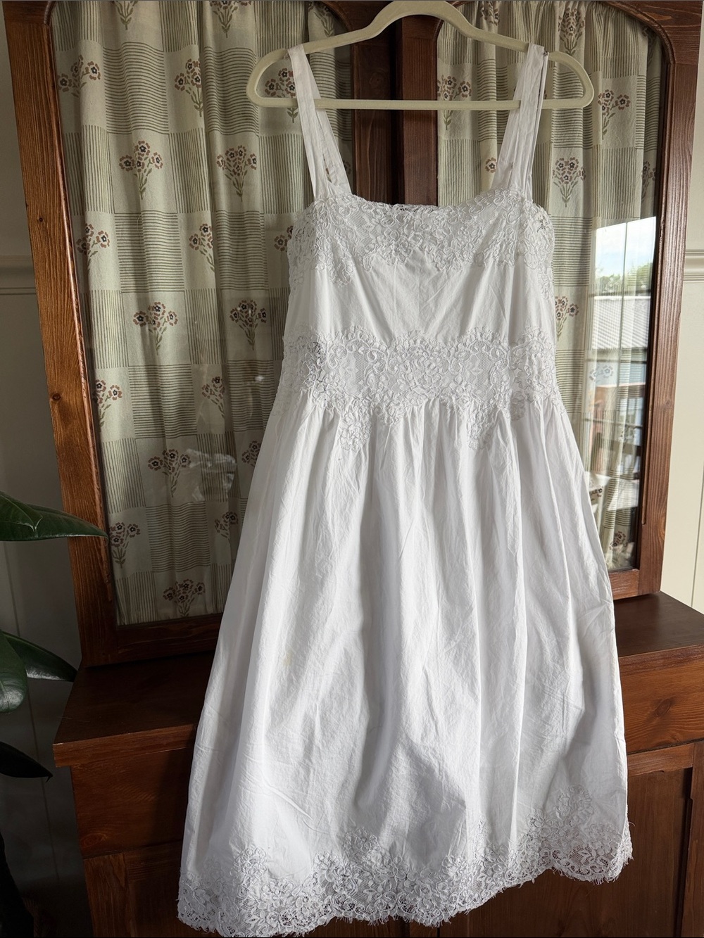 J. Crew Lace Inset dress